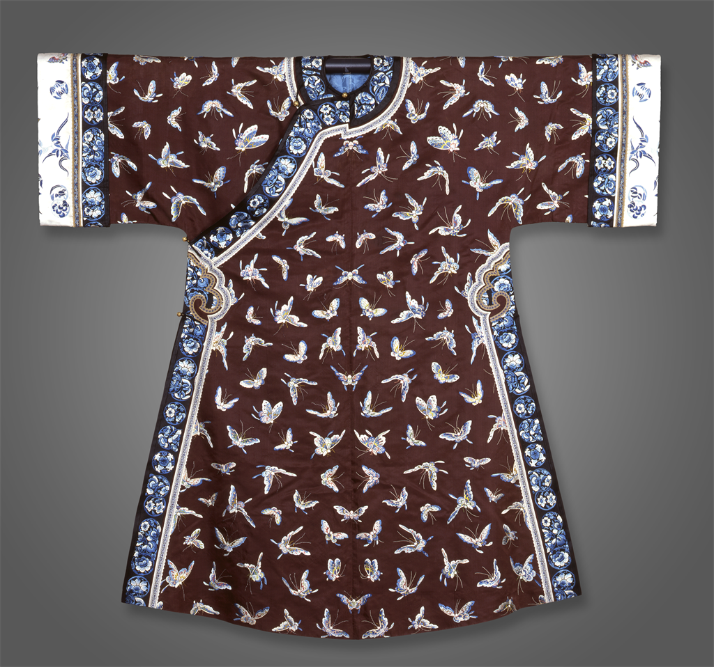 Changyi, or informal court lined robe, for a woman, semi-formal style